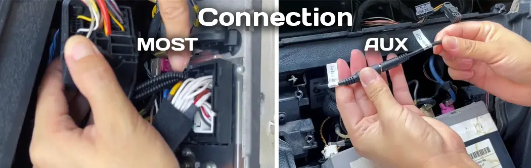 BMW F30 AUX MOST Android